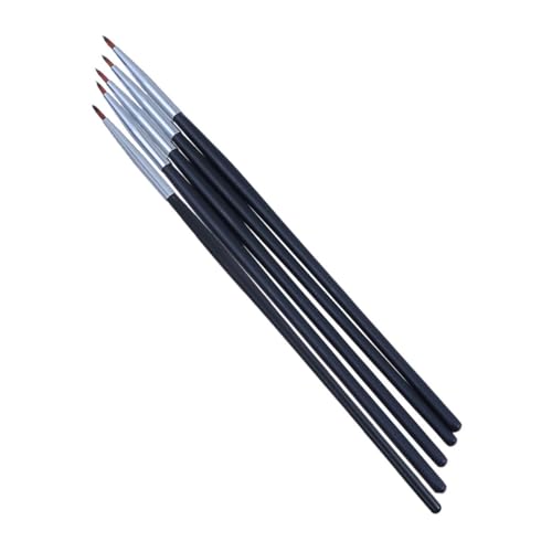 BESTYASH 5 Stück Teiliges Eyeliner Pinsel Vielseitig als Lippen und Lipmasken Pinsel Kompakt und Hautfreundlich Langlebig zum Präzisen Auftragen von Make Up Tragbar für Unterwegs von BESTYASH