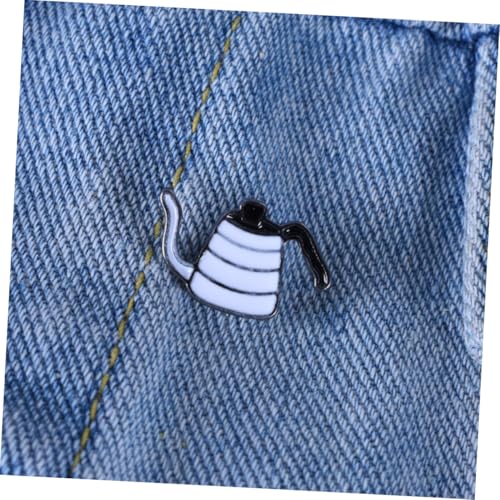 BESTYASH 5 Stück Teiliges Kreatives Kaffee broschen Niedliche Emaille anstecknadeln für Kleidung Rucksack und Hut Modische Dekorative Pins für Damen und Studenten Einzigartige von BESTYASH