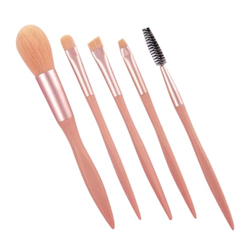 BESTYASH 5 Stück Teiliges Make Up Pinselset für Lidschatten und Gesicht Tragbar Lose Puder und Präzise Anwendung für Kosmetikliebhaber und von BESTYASH