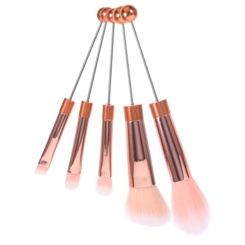 BESTYASH 5 Stück Teiliges Make Up Pinselset für Lidschatten und Rougepinsel mit Feinen Dichten Borsten für Persönliche und Professionelle Anwendungen Tragbar und Leicht für Unterwegs von BESTYASH