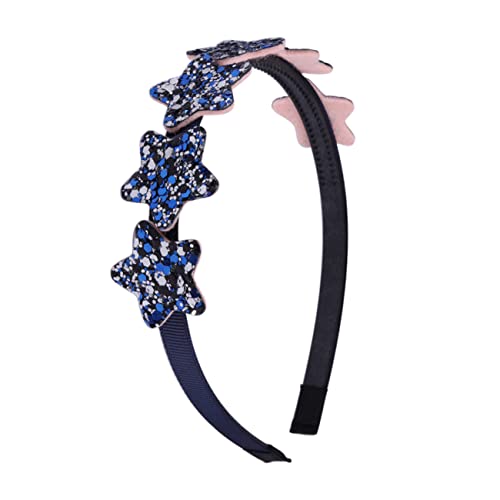 BESTYASH 5 Stück Stern Haarreifen für Kinder Kreative Kopfbedeckung aus Kunststoff Bunter Haarschmuck für Geburtstagsfeiern und Fotoshootings Bequem und Leicht für Jungen und Mädchen von BESTYASH