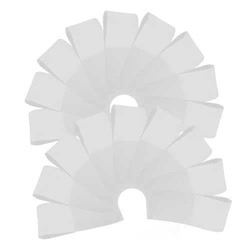 BESTYASH 50 Stück Blatt Haarfärbepapier Dauerwelle Hervorhebung Wraps Balayage Styling Färberei Perm Papier Haarentfernung mit Wachsstreifen Geschenkpapier für Haare pp Weiß von BESTYASH