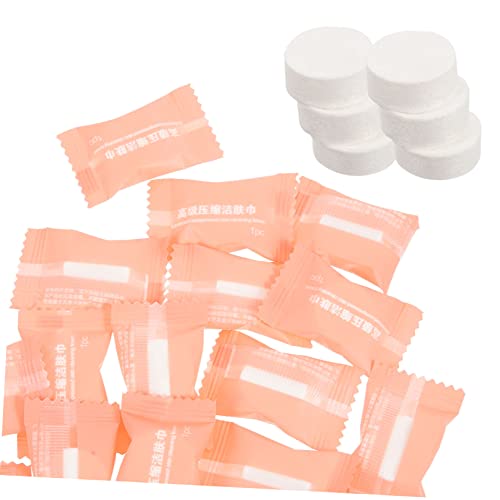 BESTYASH 50stücke Komprimierte Handtücher Tabletten Praktische Kompakte Waschhandtücher Für Reise Und Badezimmer von BESTYASH