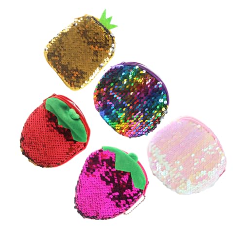 BESTYASH 5St kleine Geldbörse Work Bag Shopping Bag Einkaufstasche Schlüsseltasche shoppertasche Beutel winzige Brieftasche winzige Handtasche wechselt die Tasche Brieftasche mit Pailletten von BESTYASH