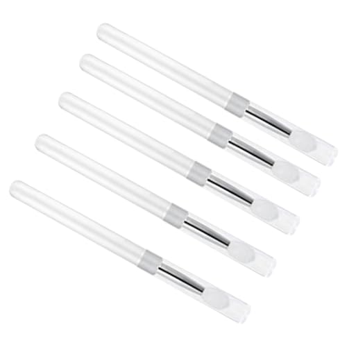 BESTYASH 5stücke Lidschatten Applikator Kosmetik Lippenstiftpinsel Augen Make-up Pinsel Antihaft Lidschattenpinsel-applikator Für Reisen Und Heimgebrauch von BESTYASH