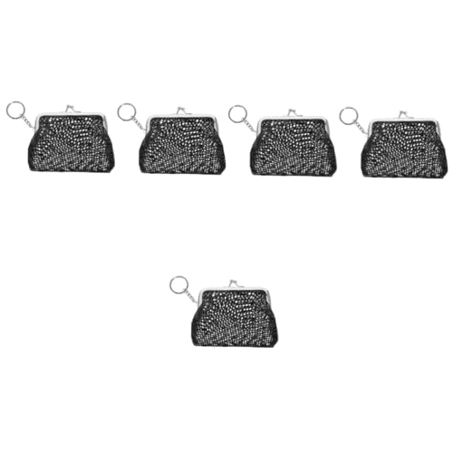 BESTYASH 5st Schnalle Geldbörse Handtasche Schlüsselbund Schlüsselanhänger Portemonnaie Karten Tasche Wechselt Die Tasche Wechseltasche Lagerhalter Wechseln Geldbeutel Karten-geldbörse PVC von BESTYASH