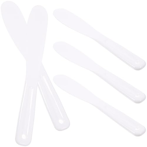 BESTYASH 5stücke Cremelöffel Aus Silikon Make-up-löffel Für Hautpflege Kosmetiklöffel Zum Mischen Und Auftragen Von Lotionen Und Cremes Gesichtscremelöffel Als Beauty-tool von BESTYASH