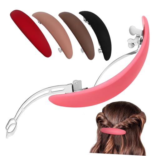 BESTYASH 5stücke Haarspangen Für Frauen Automatische Haarspange Französische Haarspange Pferdeschwanz-clips Haarschmuck Mehrere Farben Vintage-stil Robustes Material BESTYASH 5stücke Haarspangen Für Frauen Automatische Haarspange Französische Haarspange Pferdeschwanz-clips Haarschmuck Mehrere Farben Vintage-stil Robustes Material von BESTYASH