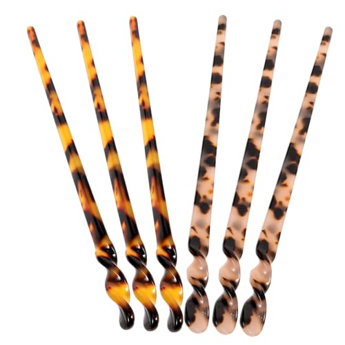 BESTYASH 6 Stck Teiliges Vintage Haarstäbchen Frauen Dekorative Chinesische Haarnadeln Stabile Haarnadeln für Verschiedene Frisuren Eleganter Look Geeignet für Dickes Haar und Vielseitige von BESTYASH