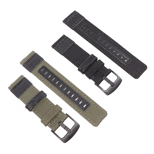 BESTYASH 6 Stk Gurt bracelet set armbänder für smartwatch tischband strap Canvas-Uhrenarmband Uhrenarmband mit Schnellverschluss Uhrenarmband aus Nylon Uhren Ersatzband ersetzen Zubehör s3 von BESTYASH