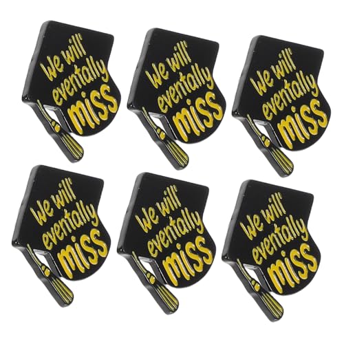 BESTYASH 6 Stück Doctor Cap Pins für Abschlussfeier Inspirierende Schmuckstücke für Schüler Lehrer und Absolventen von BESTYASH