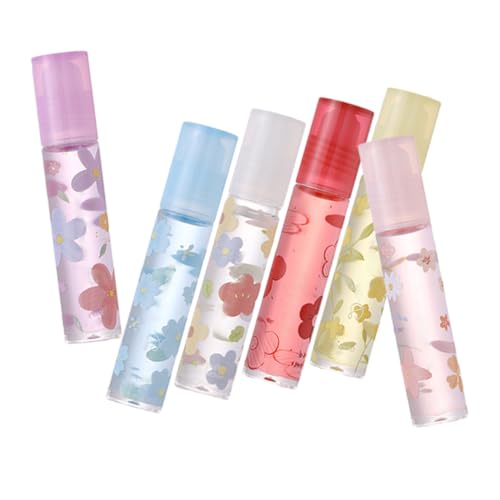 BESTYASH 6 Stück Farblose Lip Oil Gloss Lippenpflege Öl Feuchtigkeitsspendend nicht Klebend Langanhaltend Pflegend für Frauen Tragbar und Leicht von BESTYASH