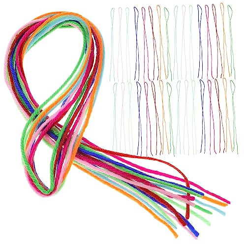 BESTYASH 6stücke Mikroring-haarverlängerungen Für Zöpfe Haarbänder Farbig Haarwickelband Haarschmuck Für Mädchen Haarband Haarseil Haarzopfzubehör Für Junge Mädchen Frisuren von BESTYASH