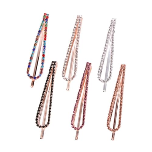 BESTYASH 6 Stück Teiliges Glänzende Haarspangen U förmig Geometrisch Haarclips für Damen Mädchen mit Weiß Bunt Champagner Schwarz Silber Farben Langlebig Fest Haltend Modisch Elegant BESTYASH 6 Stück Teiliges Glänzende Haarspangen U förmig Geometrisch Haarclips für Damen Mädchen mit Weiß Bunt Champagner Schwarz Silber Farben Langlebig Fest Haltend Modisch Elegant von BESTYASH