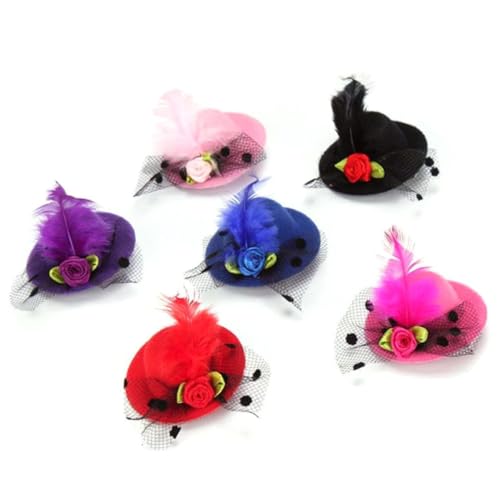 BESTYASH 6 Stück Teiliges Haarspangen mit Kreativem Design Niedliche Haaraccessoires für Mädchen Zufällige Farben für Besondere Anlässe und Alltag Zufällige Farbe Zufällige Farbe von BESTYASH