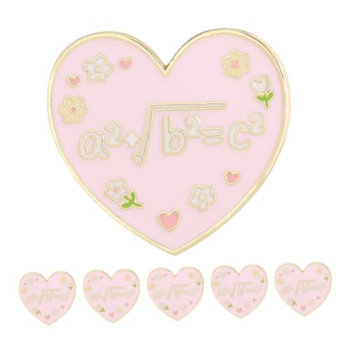 BESTYASH 6 Stück Teiliges Love Heart Broschen aus Hochwertiger Legierung Stilvolle Anstecknadeln für Frauen Vielseitig Einsetzbar an Schals Pullovern und Taschen Perfektes für Hochzeit und von BESTYASH