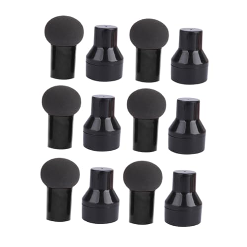 BESTYASH 6 Stück Teiliges Pilzförmige Make Up Schwämme für Frauen Latexfrei Trocken Nass Anwendbar Weiche Foundation und Puderquaste mit Handhalter Langlebig und Vielseitig für Foundation von BESTYASH