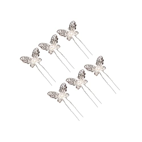 BESTYASH 6 Stück Teiliges U Förmiges Haarschmuck mit Eleganten Vintage Haarstäben und Funkelnden Strasssteinen Hochzeiten Feiern und Besondere Anlässe für Damen von BESTYASH