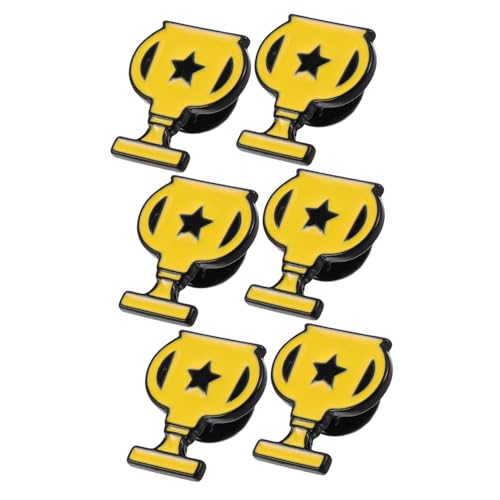BESTYASH 6stücke Sportliche Trophy Broschen Aus Vielseitige Anstecknadeln Für Anzüge Schals Und Freizeitkleidung Für Sportfans Und Modebegeisterte von BESTYASH