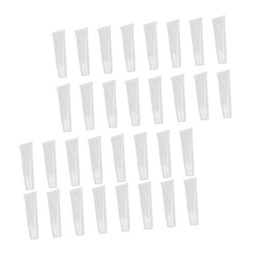 BESTYASH 60 Stück Nachfüllbare Lippenbalsam Tuben Weiß Leere Kosmetikbehälter Für Lipgloss Selbst Herstellen Lippenpflege Tuben Für Frauen Mädchen von BESTYASH