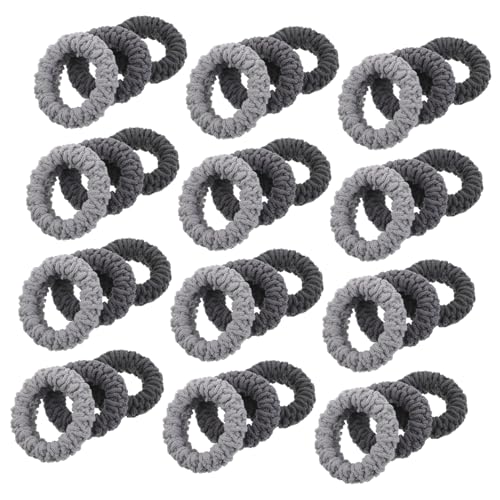BESTYASH 60 Stück Weiche Elastische Haargummis mit Hoher Dehnbarkeit Gestrickte Ponytail-Halter für Frauen Mädchen Sanfte Haarschonende Haar-Accessoires für Alltag Sport von BESTYASH