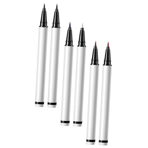 BESTYASH 6stücke Farbiger Eyeliner-stift Mit Spitzenstift Für Make-up-ausdruck Langlebiger Eyeliner-kosmetik Für Augen-make-up Praktisch Für Reisen Und Salon von BESTYASH
