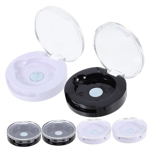 BESTYASH 6 Stück Tragbare Lidschatten Organizer Nachfüllbar Magnetisches Etui für Selbstgemacht Schminkbehälter Leicht und Handlich für Reisen Lidschattenzubehör von BESTYASH