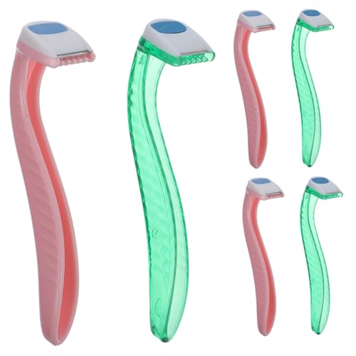 BESTYASH 6 Stück Tragbare Damen Rasierer für Haarentfernung Ergonomisch Kompakt für Beine Achseln und Intimbereich Schutzhülle für Reisen und Alltag von BESTYASH