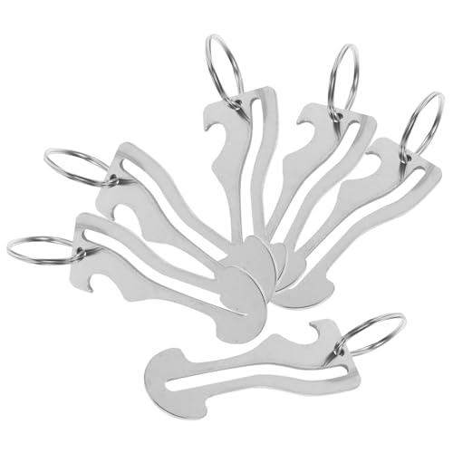 BESTYASH 6stücke Einkaufswagenchip Schlüsselanhänger Aus Edelstahl Teiliges Für Einkaufswagen Und Schlüsselbund Praktisch Und Tragbar Für Täglichen Gebrauch Nie Wieder Verlieren von BESTYASH