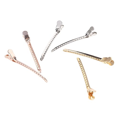 BESTYASH 6stücke Krokodilklemmen Für Damen Haarspangen Aus Metalllegierung Kleine Clips Zum Basteln Und Stylen Flexibel Und Bruchfest Für Dickes Und Dünnes Haar Für Party Alltag Und BESTYASH 6stücke Krokodilklemmen Für Damen Haarspangen Aus Metalllegierung Kleine Clips Zum Basteln Und Stylen Flexibel Und Bruchfest Für Dickes Und Dünnes Haar Für Party Alltag Und von BESTYASH