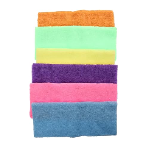 BESTYASH 6stücke Nylon Badetücher Für Rückenpeeling Körperpeelingtücher Aus Nylon Badeschwämme Aus Duschschwämme Mit Ausreichender Für Ganzkörperpeeling von BESTYASH