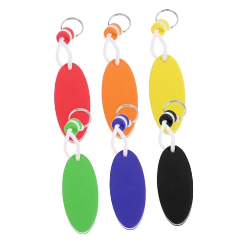BESTYASH 6stücke Schwimmende Surfbrett Schlüsselanhänger Wasserdichte Tragbare Schlüsselringe Für Bootsfahrten Wassersport Und Schlüsselorganisation von BESTYASH
