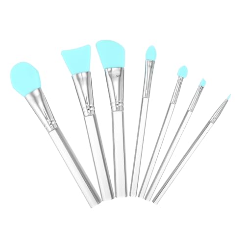BESTYASH 7stücke Damen Kosmetikpinsel Silikon Griff Pinsel Kopf Gesichtsmaske Make-up Pinsel von BESTYASH