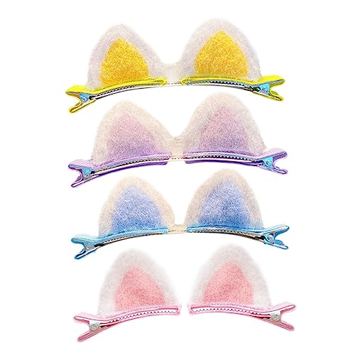 BESTYASH 8stücke Teiliges Katzenohr-haarspangen Für Cosplay Bunte Haarklammern Und Süße Haaraccessoires Für Kindergeburtstage Und Feiertage Langlebige Und Auffällige Haarschmuck von BESTYASH