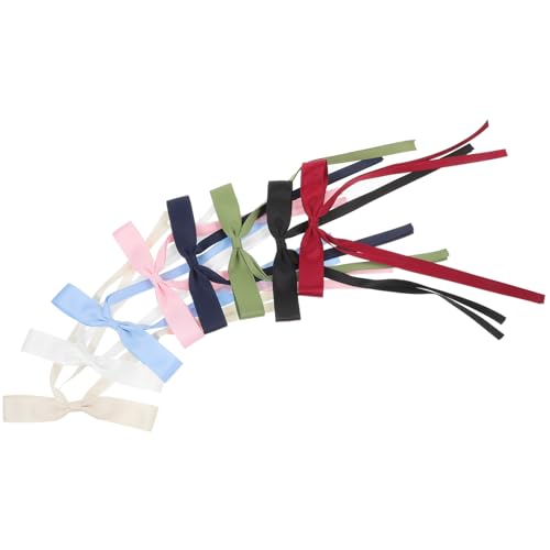 BESTYASH 8 Stück Satinbogenhaarclip Haarspangen Süß Stoff Bogen Haarnadel Bowknot -haarclip Bughaare Cilps Haarschleifen Haarspangen Für Mädchen Snap-haarspangen Für Frauen Zinklegierung von BESTYASH