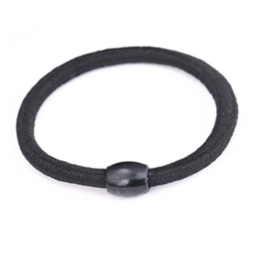 BESTYASH 8 Stück Teiliges Elastische Haarbänder Verstärkte Schwarze Haargummis Flexible Haarties für Mädchen und Frauen Bequemes Haarstyling und Sicherer bei Alltag und Freizeit von BESTYASH