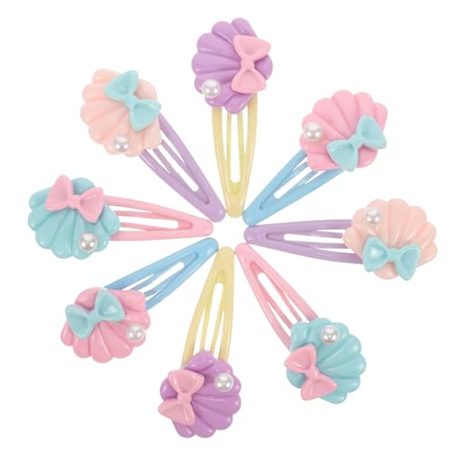 BESTYASH 8 Stück Teiliges Haarklammern Muschelform für Süße Haaraccessoires Cremefarbe für Haargestaltung und Vielseitige Looks für Damen von BESTYASH
