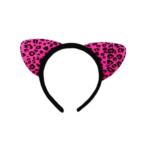 BESTYASH 8 Stück Teiliges Katzenohren Haarreif Leichtes nicht Verblassendes Stoffmaterial Niedliches Tierohren Design Auffälliges Party accessoire für Karneval Halloween Cosplay und von BESTYASH