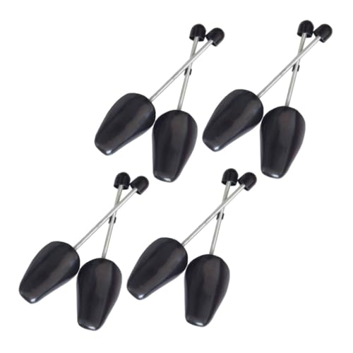 BESTYASH 8 Stück Teiliges Schuhspanner Herren aus Robustem Kunststoff Verstellbar mit Federmechanismus für Sneaker Stiefel und Lederschuhe Schwarz Dehnbar und Langlebig von BESTYASH