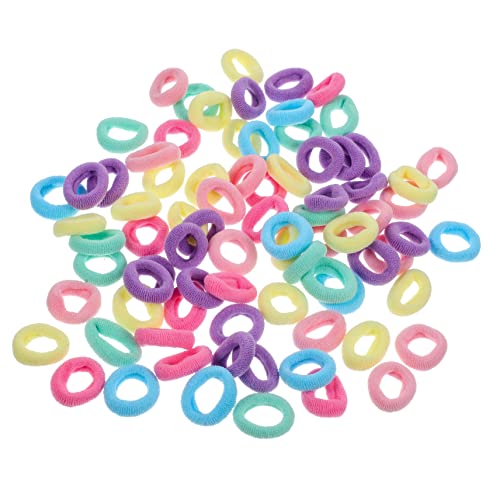 BESTYASH 80stücke Haargummis Für Junge Mädchen Kleine Elastische Haarseile Pferdeschwanzhalter Haaraccessoires Für Kleinkinder von BESTYASH