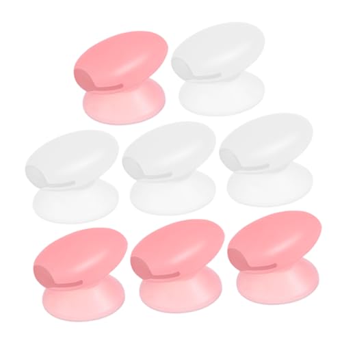 BESTYASH 8stücke Silikon-lippenpinsel-abdeckung Saugnapf Make-up-pinsel-abdeckungen Pinselschutz Wiederverwendbare Pinselhalter Für Lipgloss Balsam Lidschatten Make-up von BESTYASH