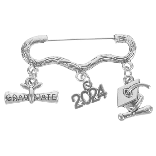 BESTYASH Abschlussnadel Emaille Masse Patriotische Anstecknadel Stellnadel Große Broschennadeln Fahnennadeln Abschlussball Corsage Strasssteine Anstecknadel Mit Rosenbrosche Zinklegierung von BESTYASH