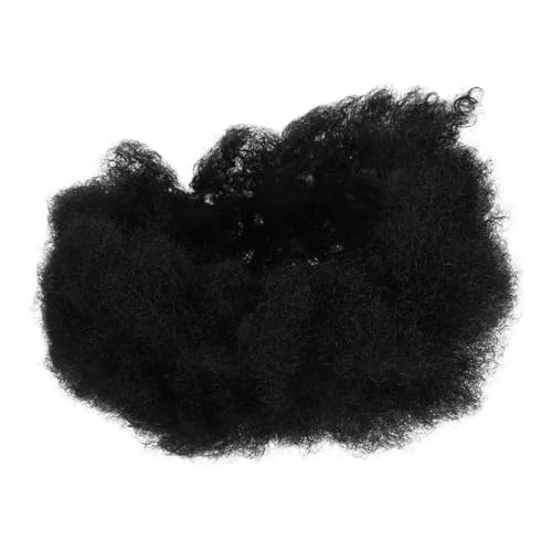 BESTYASH Afro Perücke für Männer Kurze Schwarze Lockige Perücke Lustige Disco Kostüm Accessoire für Halloween Party Unisex Strapazierfähigen Synthetischen Fasern Pflegeleicht von BESTYASH
