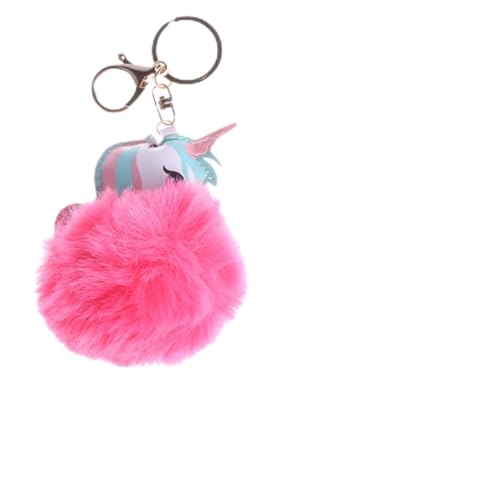 BESTYASH Kreativer Schlüsselanhänger Mit Einhorn-haarball Bequemer Schlüsselring Wassermelonenfarbe Lustiger Schlüsselring Für Geschenkideen Einfachen Finden Ihrer Schlüssel BESTYASH Kreativer Schlüsselanhänger Mit Einhorn-haarball Bequemer Schlüsselring Wassermelonenfarbe Lustiger Schlüsselring Für Geschenkideen Einfachen Finden Ihrer Schlüssel von BESTYASH