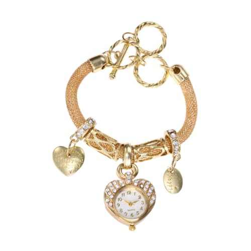 BESTYASH Armband Mit Uhr Für Damen Bettelarmband Mit Strasssteinen Handgelenksdekoration Festivalgeschenk Modisches Design All-Match-Stil Hochwertiges Und Verschleißfestes Material BESTYASH Armband Mit Uhr Für Damen Bettelarmband Mit Strasssteinen Handgelenksdekoration Festivalgeschenk Modisches Design All-Match-Stil Hochwertiges Und Verschleißfestes Material von BESTYASH
