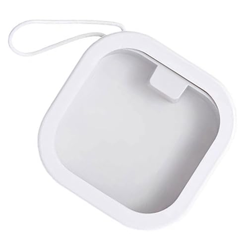 BESTYASH Aufbewahrungsbox für Haarbänder Stirnband Organizer für Haaraccessoires für Mädchen Veranstalter Styling Tragbar binden Haarkrawattenhalter Reisen Halter für Haargummis TPE Weiß von BESTYASH