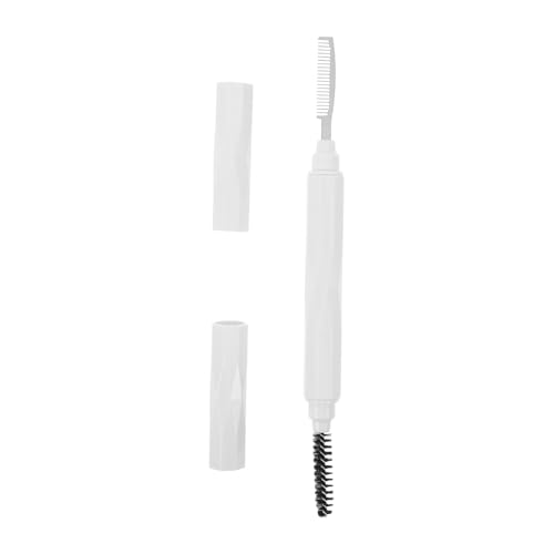 BESTYASH Augenbrauenkamm Abgewinkelt Styling Werkzeug Einseitig Separate Bürste Wimperntusche Ende Separator Schönheit Verstärker Kamm Zum Trennen Der Wimpern Kämme Dual Weiß Plastik von BESTYASH