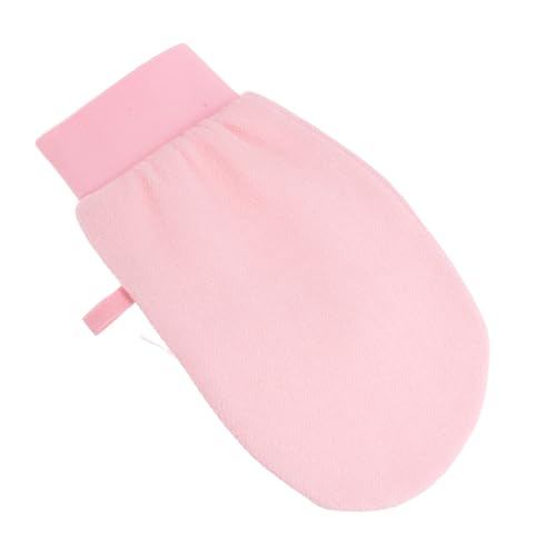BESTYASH Badehandschuh Handtücher Badeschrubber Massagehandschuh Für Den Rücken Duschhandschuh Viskose Rosa von BESTYASH