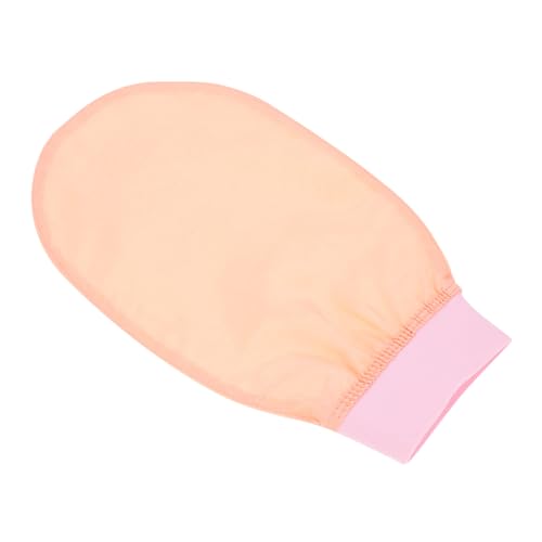 BESTYASH Badetuch Peeling-duschhandschuh Tiefes Peelinghandschuh Fasern Zurück Badehandschuhe Luffa Badewäscher Für Den Körper Farbe Schrubben Erwachsene Rosa Die Seide von BESTYASH