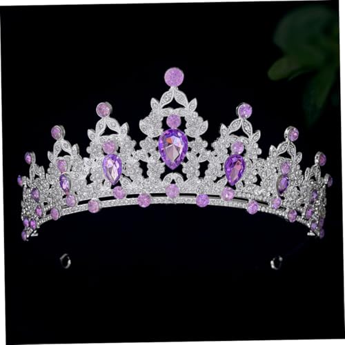 BESTYASH Barockkrone Tiara für heiraten Geburtstagskronen Party Mädchen Abschlussball-Kopfbedeckungen Kristall Diademe Brautkopfbedeckung Kristall Stirnbänder Strass Violett BESTYASH Barockkrone Tiara für heiraten Geburtstagskronen Party Mädchen Abschlussball-Kopfbedeckungen Kristall Diademe Brautkopfbedeckung Kristall Stirnbänder Strass Violett von BESTYASH